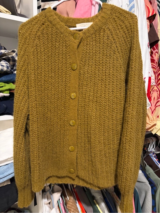Sezane Sweaters - Sezane Emile Cardigan Olive Green - Size M